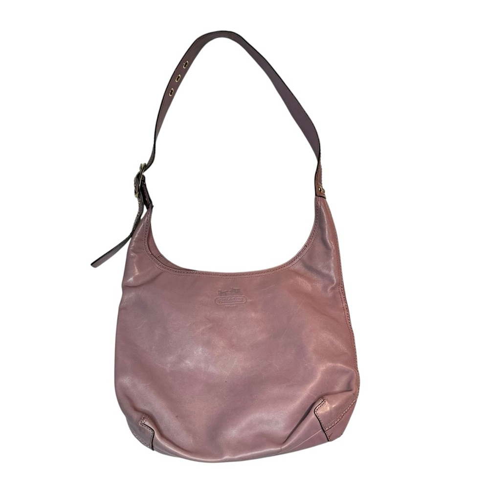 EDIT: SOLD COACH 12406 Bleecker Tattersall Duffle Sophie Hobo Bag in Mauve